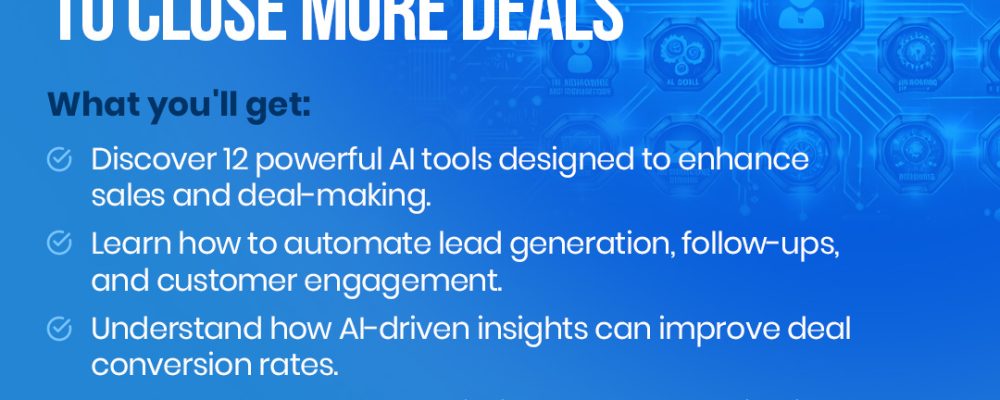 The BlueWhale AI Academy Launches A New Course – 12 AI Tools To Close More Deals