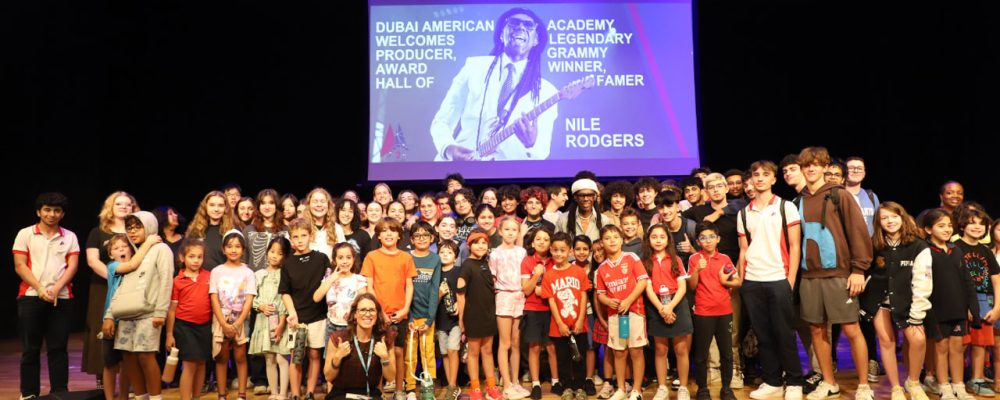 Music icon Nile Rodgers offers music masterclass to GEMS school’s students