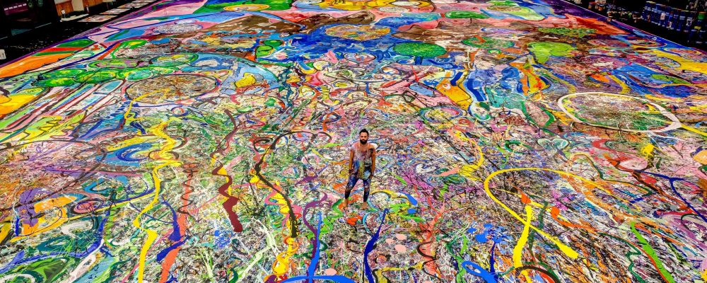 Sacha Jafri And GEMS Wellington International School Students Team Up To Help Create The World’s Largest Art Canvas