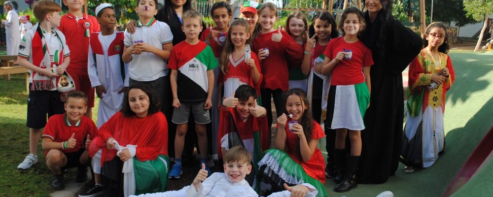 Emirati Presenter Haithem Al Hamadi Celebrates 48th National Day With Pupils At Dubai Heights Academy